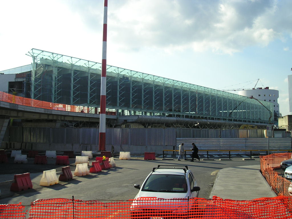 Terminal bellini in costruzione. Foto di Andrea Tartaglia