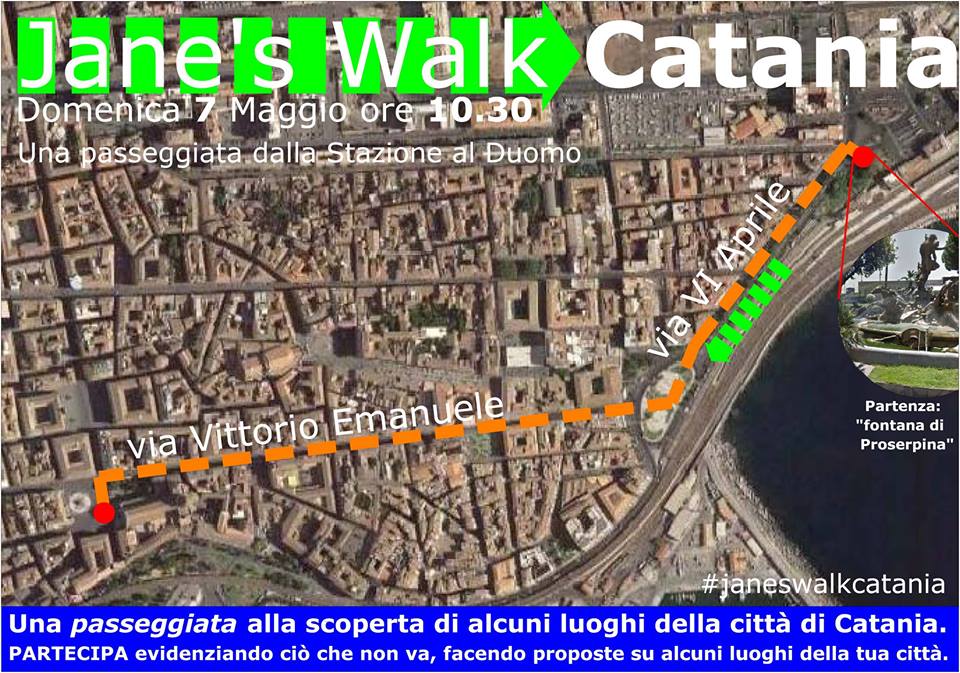jane's walk catania