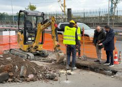 Potenziamento della rete di drenaggio in via Domenico Tempio: al via i lavori per eliminare gli allagamenti ricorrenti